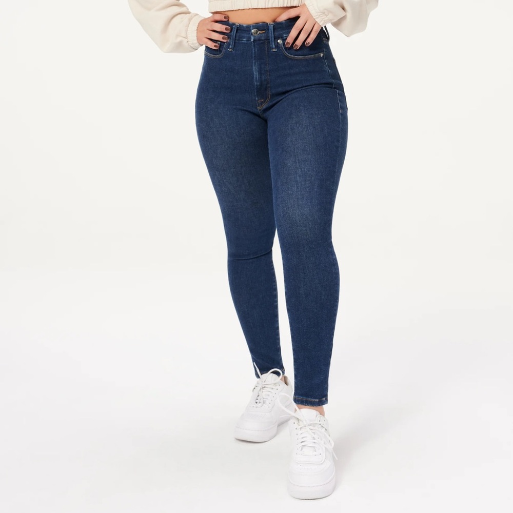 Good American Always Fits Good Waist Jeans - Blue Size 6-12 NWT